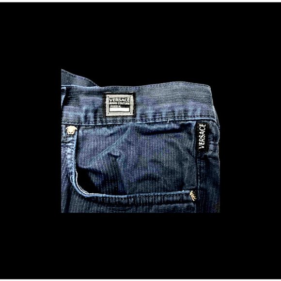 New Rare & Unique Very Fashionable Versace Buttonfly Couture Jeans